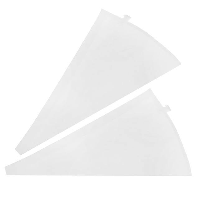 FONDOTIN 2Pack Cream Pastry Bags Practical Piping Bags White for Home Baking Use