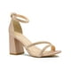 thumbnail image 1 of Zapatilla Tacon Ancho Correa Elegante Evento Social Rosa rosa 24, 1 of 7