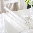 thumbnail image 1 of Mantel de vidrio suave, mantel de PVC transparente, impermeable, a prueba de aceite, para cocina, comedor, para mesa rectangular Tan Jianjun unisex, 1 of 2
