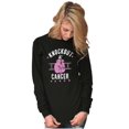thumbnail image 4 of Knockout Breast Cancer Women's Long Sleeve T Shirt Brisco Brands S, 4 of 6
