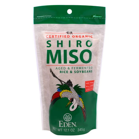 Eden Foods Eden  Shiro Miso, 12.1 oz (Best Miso Paste Brand)