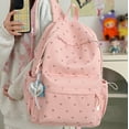 thumbnail image 6 of Weebloom Large School Backpack For Kids Girls Cute Heart Print Daily Large Capacity Backpack Bookbag Middle High School College Pink, 6 of 6