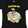 thumbnail image 4 of Inktastic I'm on Beach Time with Sandbox and Beach Chair Boys or Girls Baby Bodysuit, 4 of 5