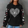 thumbnail image 2 of New Arrival TaLove Womens Fall Fashion 2025 Cute Hoodies For Women Graphic Cute Half Zip Sweatshirts For Women Womens Long Sleeve Workout Tops Loose Fit Womens Tops Trendy Business Casual, 2 of 4
