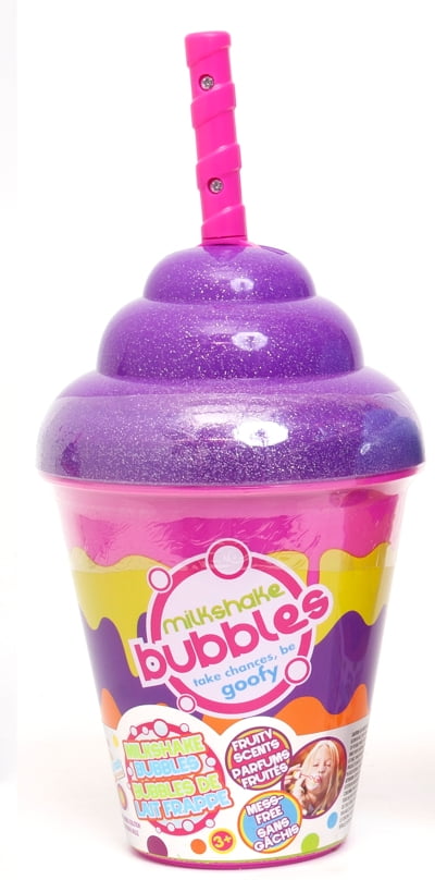 Goofy Foot Designs Milkshake Bubble Toy – BatteryFree Fun with 3 Bubble Concentrates  (图3)