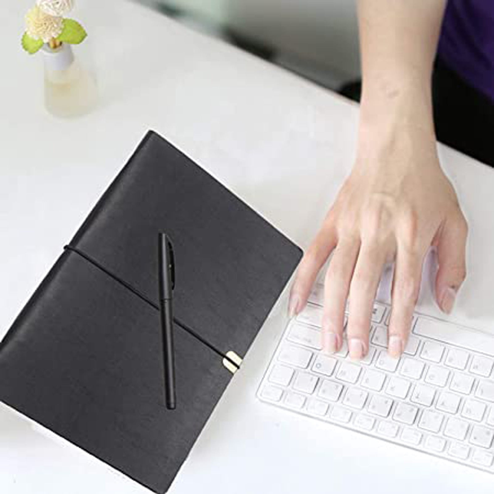 A5 Leather Binder Notebook Diary Notebook Diary Replaceable Paper