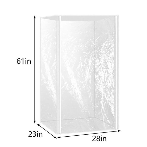 Foodservice Commercial-Grade Sheet Pan/Bun Pan Rack Cover, pvc,10/20-Tier