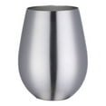 thumbnail image 1 of Taza de acero inoxidable de doble pared - Grande y elegante (500 ml) - Vidrio de acero inoxidable irrompible (Plata), 1 of 4