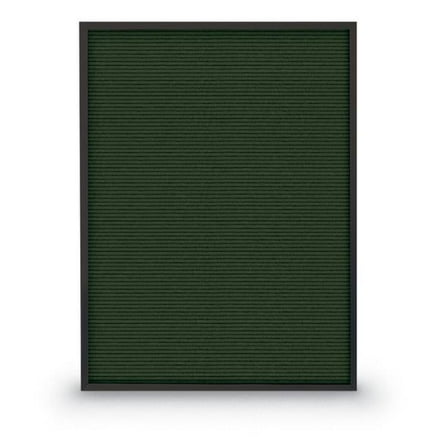 Green letterboard 18' x 24' with Black aluminum frame