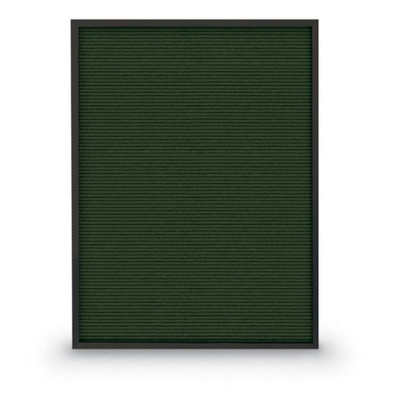 Green letterboard 18' x 24' with Black aluminum frame
