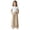 Khaki, variant on KPOPLK Girls High Waisted Uniform Pants Kids Wide Leg Dress Pants Casual Trousers with Pockets 3-14 Years Black Size 8-9 Years