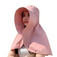 thumbnail image 5 of SikaFu Cross -Border Sunscreen Large Shawl Sun Hat Summer Hat -Free Anti -Ultraviolet Extended Cycling Neck Fisherman Hat Girl, 5 of 9