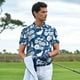 thumbnail image 3 of Balery Rose Flowers Camisa Polo de Hombre con Estampado, de Manga Corta y Tejido Medio, Camisa Tipo Golf Polo-Large, 3 of 6