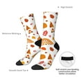 thumbnail image 4 of KLL Fall Gnomes Harvest Print Cool Socks Men's Women's Crew Socks Funny Crazy Novelty Stockings, 4 of 6