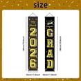 thumbnail image 3 of Maroon and Gold Graduation Decorations, 2026 Graduation Decorations, 72X12 In, Door Decorations Hanging, Outdoor Flags & Banners, Congrats Grad Banner, Gold Accent Decor, 2 Pc, 3 of 8