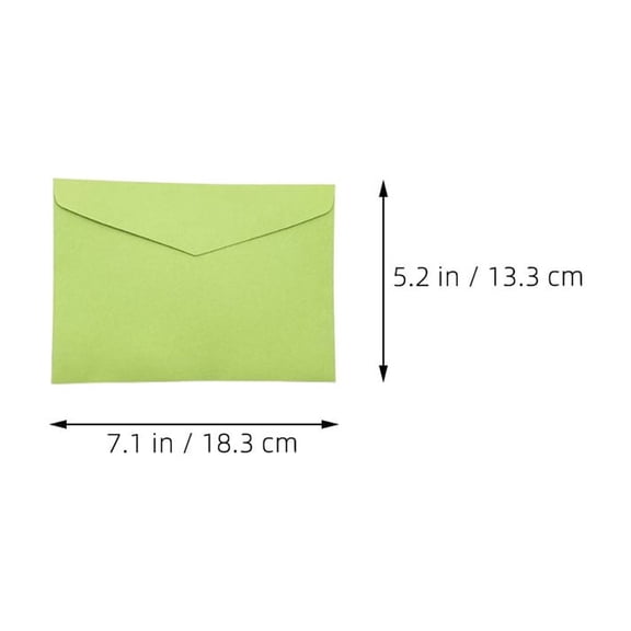 WEUVEB Vibrant Blank Envelopes Paper for Office, Mailing, Invitations, Letters, and Correspondence Use