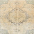 thumbnail image 1 of Ahgly Company Machine Washable Indoor Square Traditional Deep Peach Orange Area Rugs, 7' Square, 1 of 7