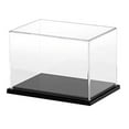 thumbnail image 2 of kusrkot 20 * 10 * 10cm Acrylic Display Case , Black Gloss Base , Dustproof ,, 2 of 9