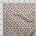 thumbnail image 3 of oneOone Polyester Spandex Maroon Fabric Utensils Cup Craft Projects Decor Fabric Printed By The Yard 56 Inch Wide, 3 of 4