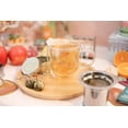 thumbnail image 2 of Taza de Vidrio Teabloom 430 ml Resistente al Calor con Infusor y Tapa, 2 of 9