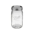thumbnail image 2 of Ball Mason Jar Wide Mouth with Lid and Band 67000 Glass Quart 32 Oz Single Jar Preserving Serving Decor Gift Giving BPA Free Made in USA, 2-Pack, 2 of 6