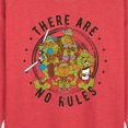 thumbnail image 2 of Teenage Mutant Ninja Turtles - There Are No Rules - Women's Lightweight French Terry Pullover, 2 of 5