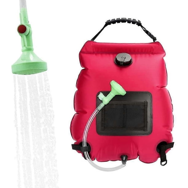 Portable Shower Camping, 5 Gallons/20l Solar Shower Bag Outdoor Solar Heating Premium Camping