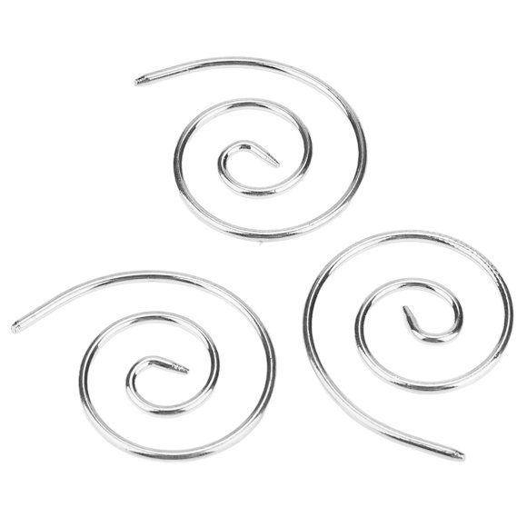 Aiguille à Tricoter à Câble en Spirale, Aiguille à Tricoter Circulaire Pratique et Légère pour Châles Argent
