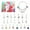 T3, variant on Advent Calendar 2023, DIY Girls Bracelet Making Kit, 24 Days Jewelry Countdown Christmas Advent Calendar with 2 Sets DIY Bracelets Christmas Gifts for Girls Teens Adult