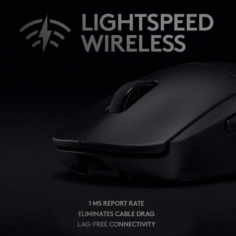 Logitech PRO WIRELESS ゲーミングマウス Logitech Pro Wireless Gaming Mouse for PC Gamers with HERO Sensor
