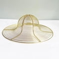 thumbnail image 1 of Estante para sombreros Perfecl Soporte de almacenamiento moderno y duradero color oro Tamaño grande, 1 of 8