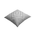 thumbnail image 4 of TreeWool (Pack of 2) Kaleidoscope Accent Decorative Square Cotton Throw Pillow Covers (16" x 16", Graphite Gray), 4 of 6