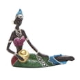 thumbnail image 1 of Escultura africana Tribal Girls Gloria Escultura de resina 165x6x15cm, 1 of 9
