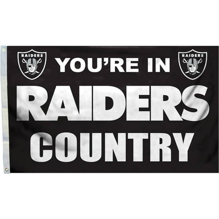 Oakland Raiders 3' x 5' Country Flag