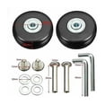 thumbnail image 5 of Roulette de Valise, Valise de Bagage Réparation Roulette Robuste 50mm Muet Caoutchouc Universel Roue Pivotante de Rechange de Transport Remplacer Roulette 4PCS pour Valise/lu, 5 of 5