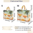thumbnail image 2 of FORMRS Womens Corduroy Tote Bag Crossbody Shoulder Handbag with Pocket, Mid Century Glasses, 2 of 7