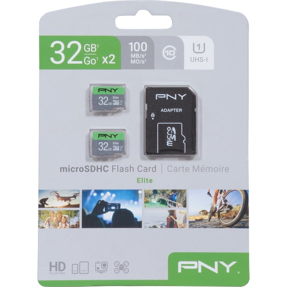 PNY 32 GB MICROSDHC FLASH CARD 1 EA