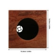 thumbnail image 2 of LITINKIMI 1Set Speaker Container Wood Sound Container Khaki Square For Home Auto Enhanced Sound Stability, 2 of 6