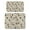 White-838, variant on 2 Pack Fox Print Coffee Maker Mat - Cute Cartoon Absorbent Drying Mat for Espresso Station, Non-Slip Countertop Protector
