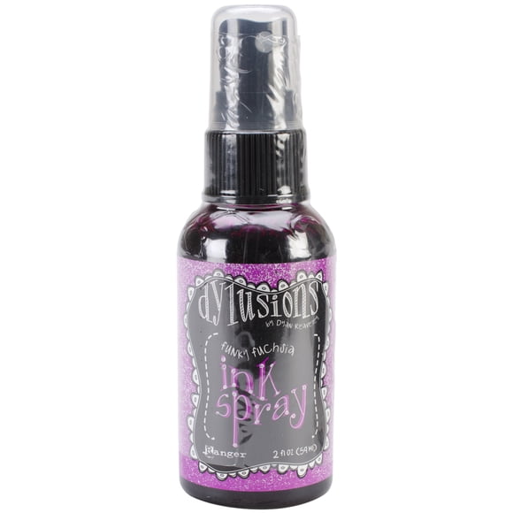 Dylusions By Dyan Reaveley Ink Spray 2oz-Funky Fuchsia