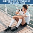 thumbnail image 2 of 3 Pairs Copper Compression Socks for Women & Men Circulation 15-29 mmhg - Better Flow, Swelling, Support for Medical, Running, Nursing, 2 of 6
