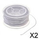thumbnail image 1 of Rollo de hilo elástico 3x1 para hacer joyas cordón para manualidades pulseras cuentas 2 piezas perfecl, 1 of 8