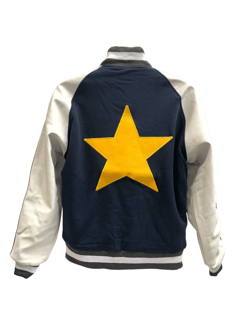Space Dandy Adult Varsity Baseball Jacket with Embroidered Star