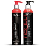 TIBOLLI Hydrating Repairing Shampoo and Conditioner (10.1 Fl Oz/300ml) For Damaged Hair Shampoo and Conditioner Set Deep Conditioner Hair Treatment Moisture Hair with Natural Source Ingredients