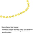 thumbnail image 4 of Uxcell 4.72" Ball Bead Chains with Connectors for Chains DIY Crafts, 24 Pack Yellow, 4 of 6