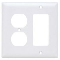 Pass & Seymour TP826WCC12 Wall Plate 2 Gang White Pack of 12