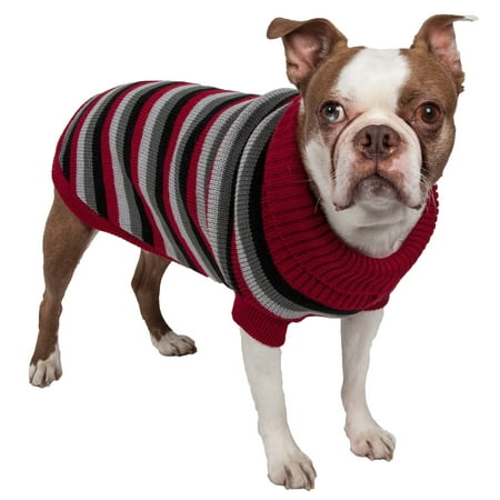 UPC: 0858342020824 | Pet Life ®  Polo-Casual Lounge  Cable Knitted Designer Turtle Neck Dog Sweater