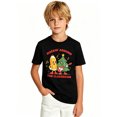 thumbnail image 2 of Boys Graphic Tees Rockin Around The Classroom Christmas Tree Short Sleeve Kids T-Shirt, 100% Cotton Soft Casual Tops for Children, 2 of 5
