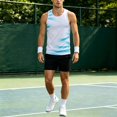 thumbnail image 2 of CONFREE Mens 2 Peice Workout Shorts Sets Casual Men's Jogging Tracksuit Set Graphic Tops Shorts Athletic Track Suit for Men, 2 of 7