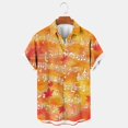 thumbnail image 1 of Blusa y camisa de manga corta con cuello vuelto Camisa casual para hombre Camisa de bolos vintage de manga corta Camisas de verano de playa cubana Camisa abotonada Blusa de poliéster para hombre, 1 of 5